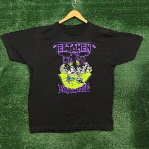 Testament Practice What You Preach Tour 1990 Thrash Metal Band T-Shirt XL